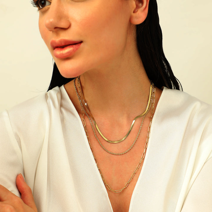 Serenity Layered Chain Necklace