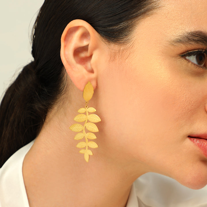 Harmony Boulevard Leaf Earrings