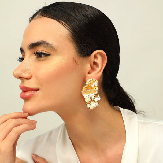 Lustre Lane Textured Earrings