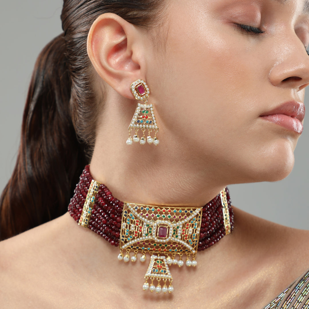 Mira Jadau Necklace Set