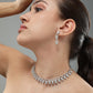 Mystical Mirage White Diamond Necklace Set