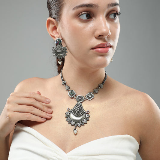 Sifar Oxidized Necklace Set