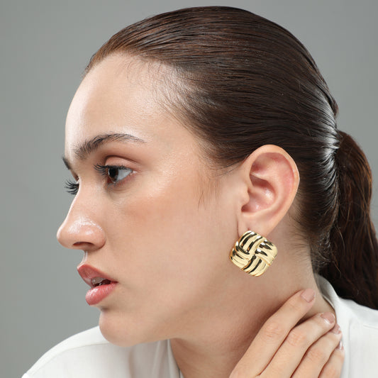 Bling Street Square Earrings