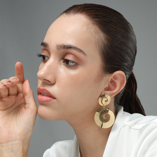 Runway Shine Textured Earrings