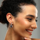 Astrid Purple Diamond Studs