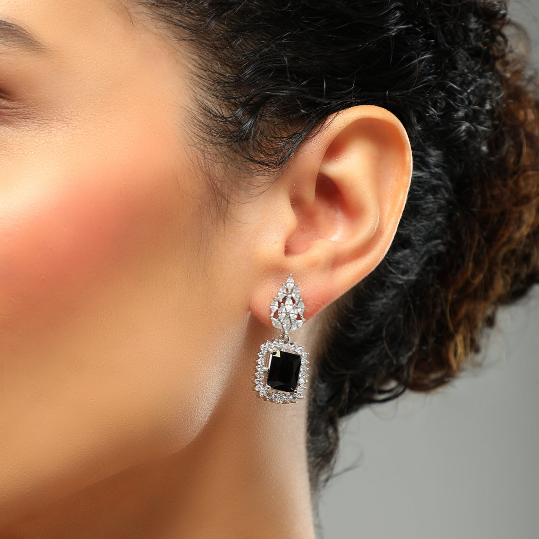 Ornate Diamond Earrings