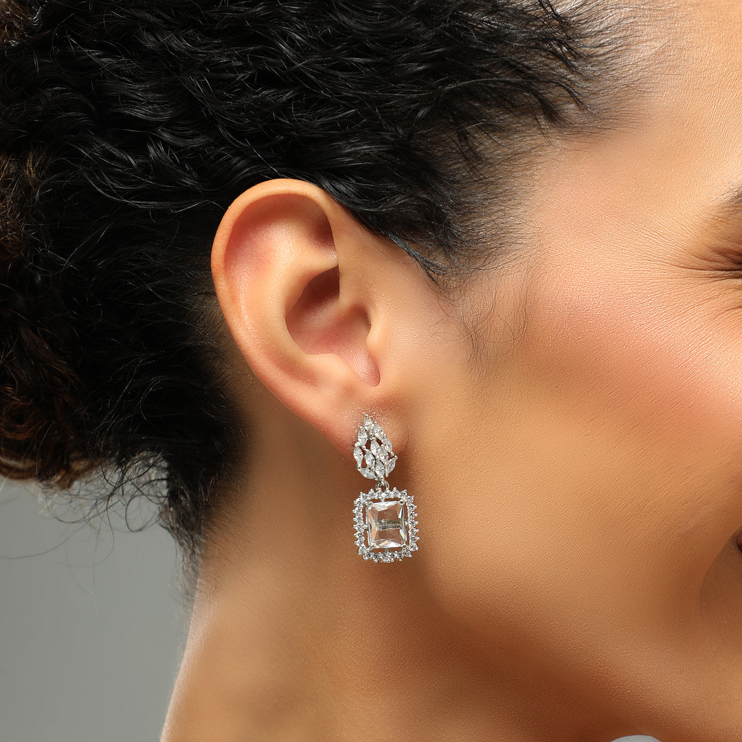 Ornate Diamond Earrings