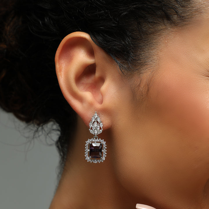 Ornate Diamond Earrings