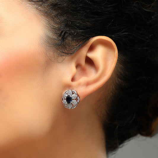 Accented Diamond Earrings