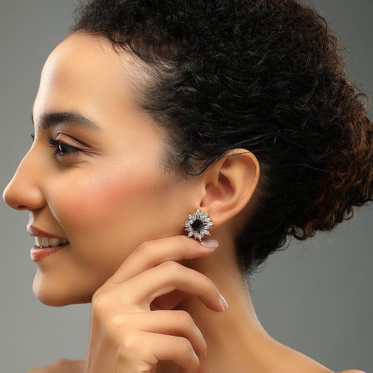 Gleaming Diamond Earrings