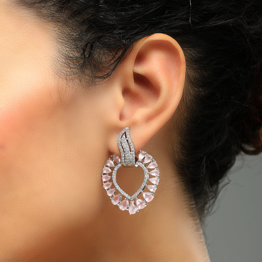 Charm Diamond Studded Earrings