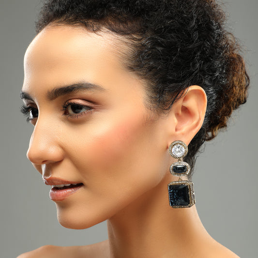 Pinnacle Stone Studded Earrings