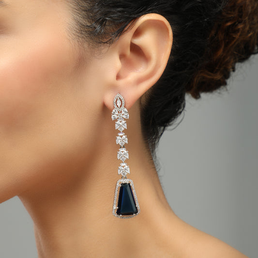 Seren Long Diamond Earrings