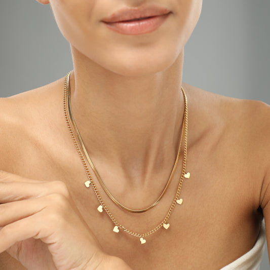 Noble Path Layered Chain Necklace