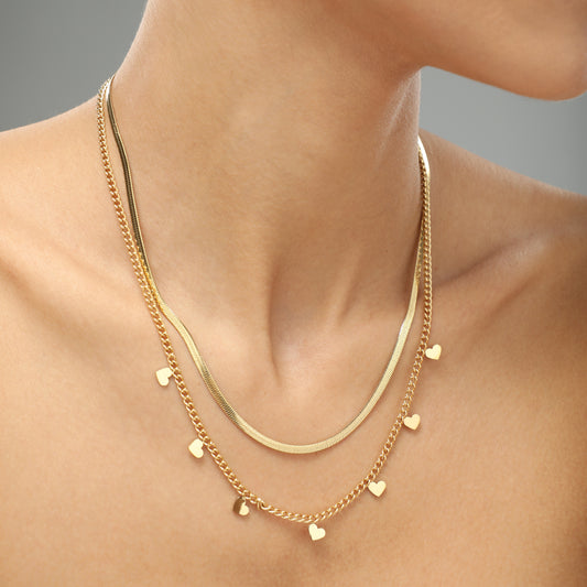 Noble Path Layered Chain Necklace