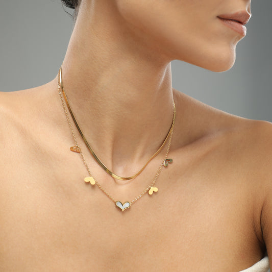 Divine Path Layered Chain Necklace