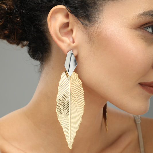 Twilight Trail Leaf Earrings