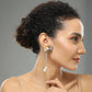 Radiance Row Flower Earrings
