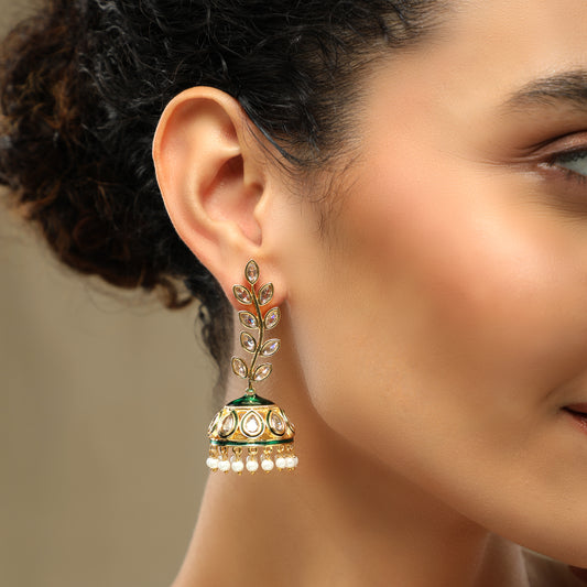 Khushnuma Kundan Studded Earrings