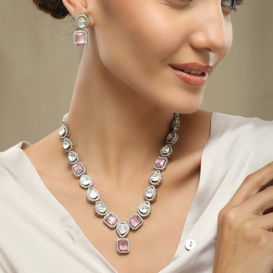 Qurbat Polki Necklace Set