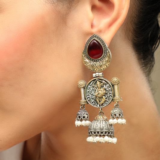 Gul Oxidized Earrings