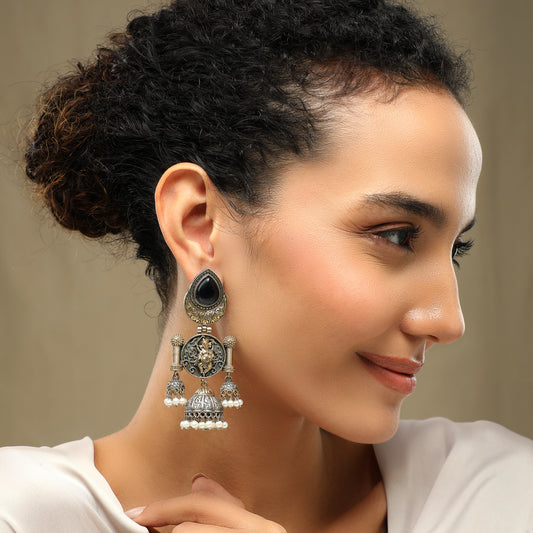 Falak Oxidized Earrings