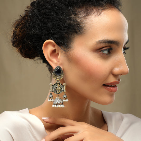 Falak Oxidized Earrings