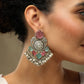 Amina Oxidized Earrings