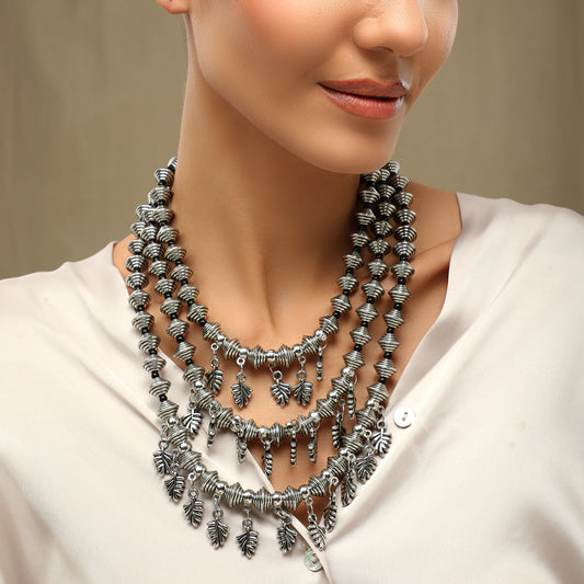 Amal Oxidized Necklace