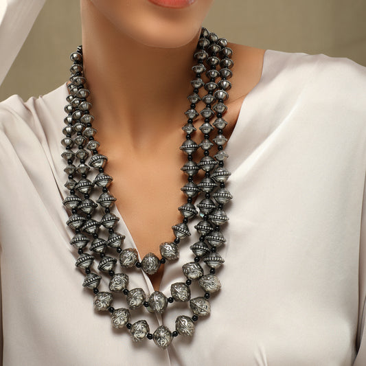 Qatra Oxidized Necklace