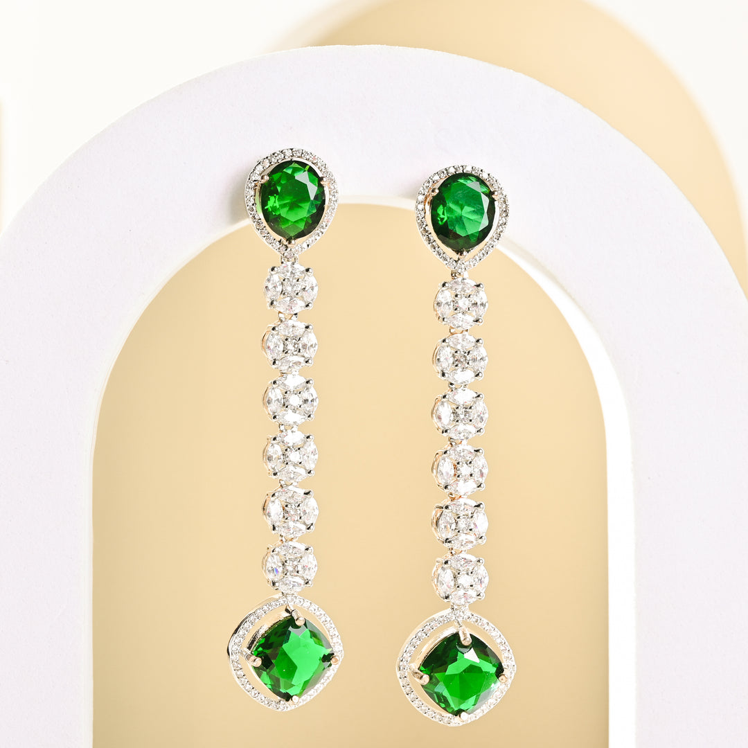 Euphoria Hanging Diamond Earrings