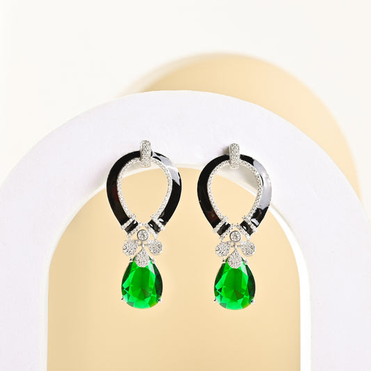 Lucent Diamond Drop Earrings