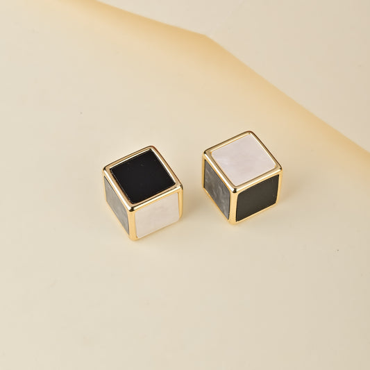 Aria Grey Studs