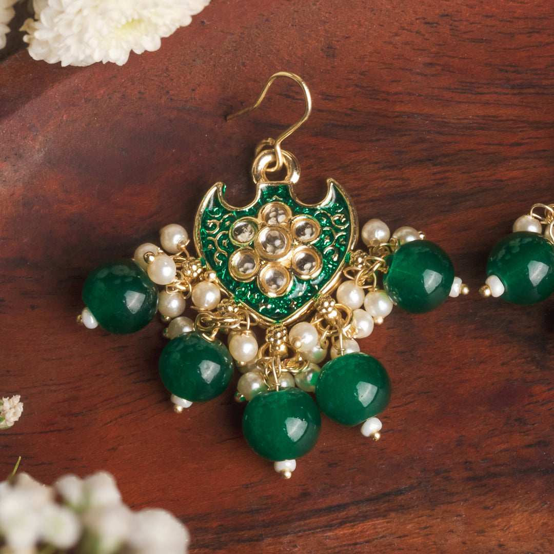 Krishaz Meenakari Earrings