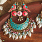 Ruhez Meenakari Peacock Earrings