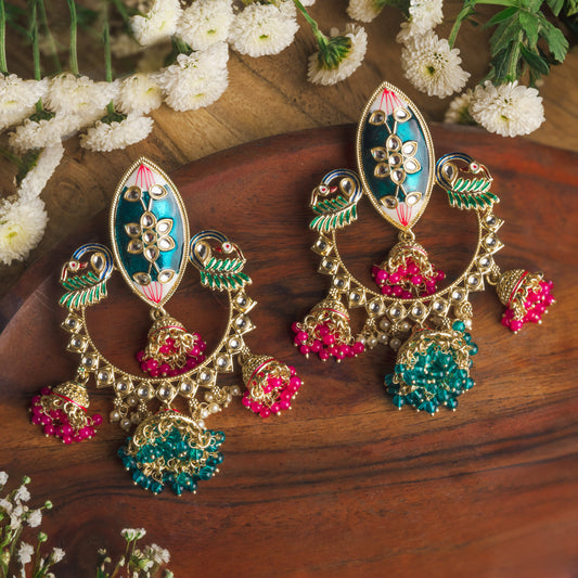 Hairat Meenakari Earring