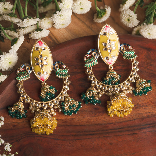 Hairat Meenakari Earring