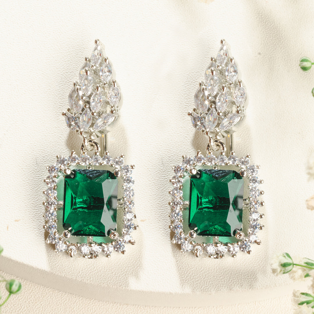 Ornate Diamond Earrings