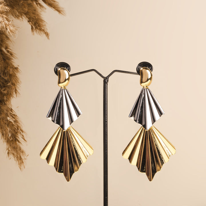 Venice Silver-Gold Earrings