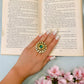 Tavisa Emerald Kundan Ring