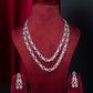 Damson Purple Long Necklace Set