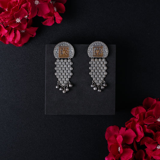 Abhima Oxidized Earrings