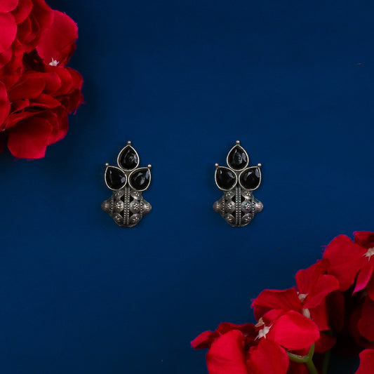 Samiya Oxidized Earrings