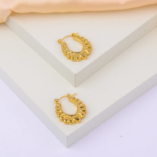 June Gold Plated Earrings