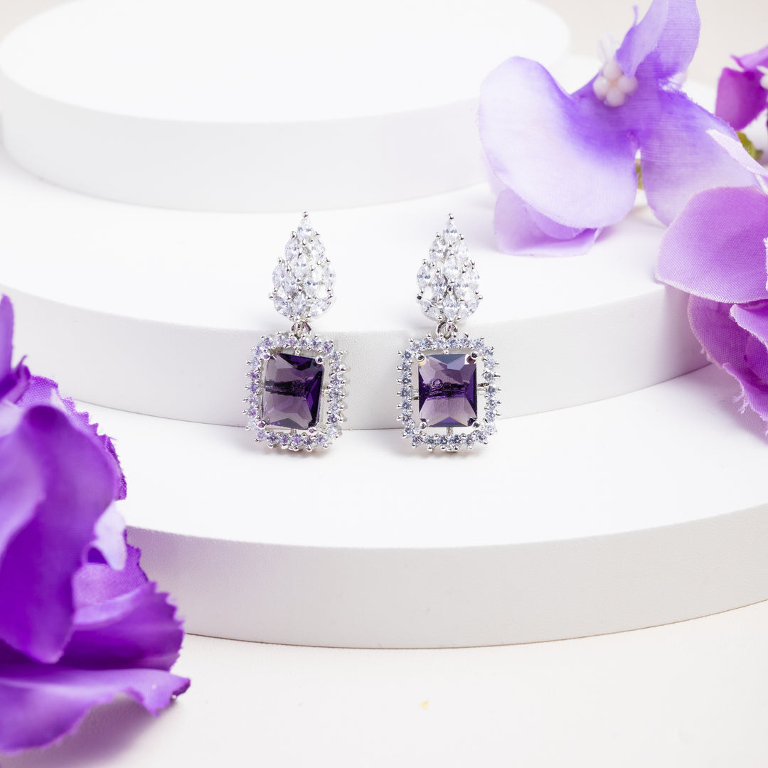 Ornate Diamond Earrings