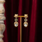 Equisite Gold Plated Stone Studded Earrings