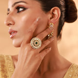 Zainah Emerald Polki Ring