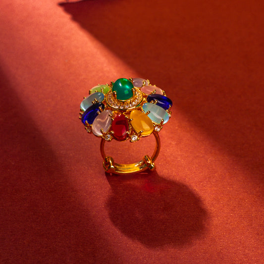 Tarani Multicolour Ring