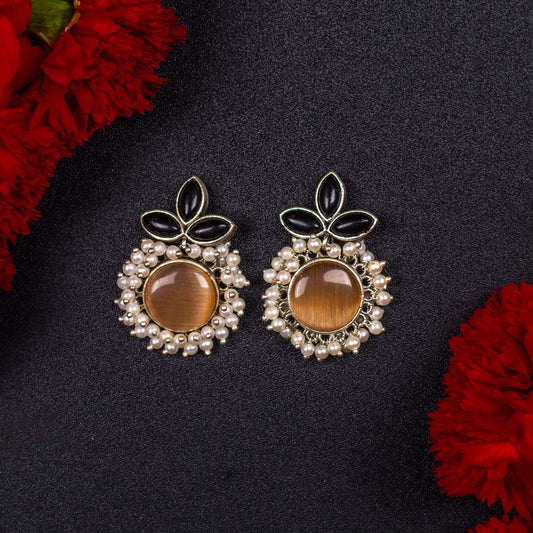 Vinaya Oxidized Earrings