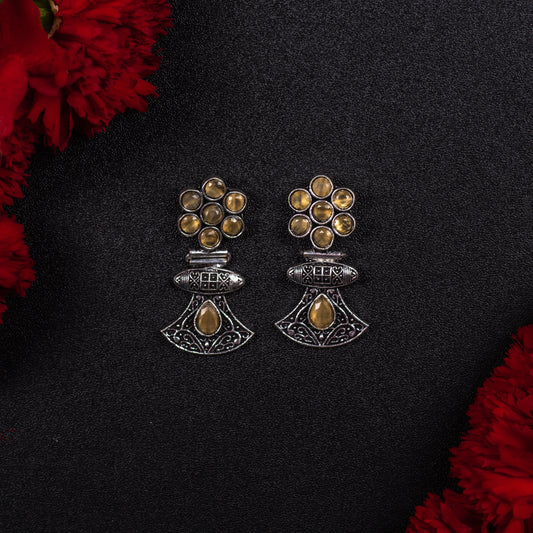 Edha Oxidized Earrings